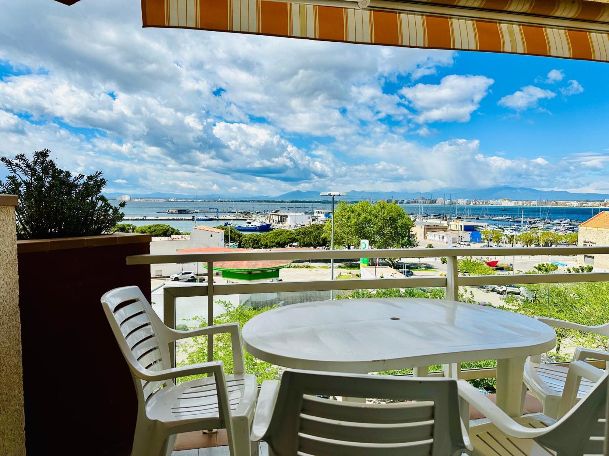 Roc Mar 3 3B - Apartamento Cerca Del Centro Y De La Playa - Terraza Con Vistas Al Mar Y Al Puerto Roses Buitenkant foto